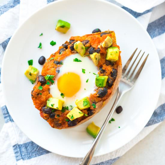 Mexican Stuffed Sweet Potatoes