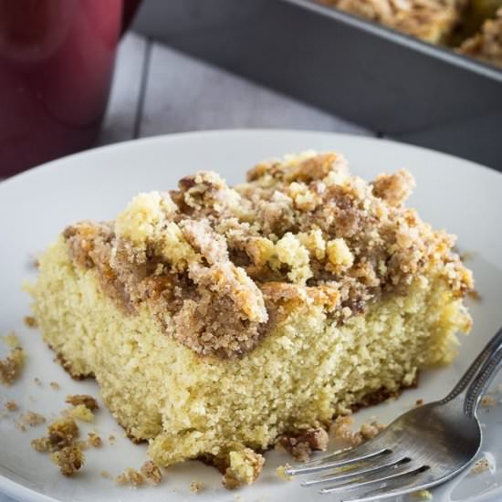 Holiday Gluten Free Coffee Cake