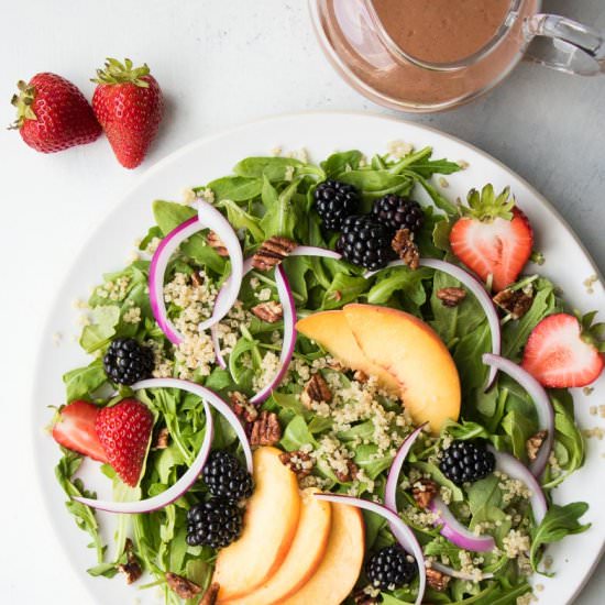 Simple Summer Salad with Strawberry
