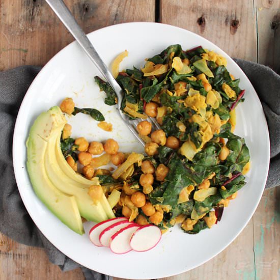 Chickpea Breakfast Scramble