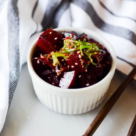 Spicy Beet Poke