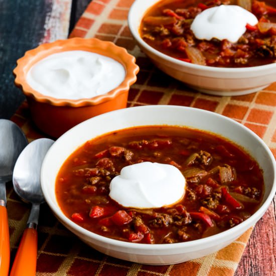 Instant Pot Low-Carb Goulash Soup