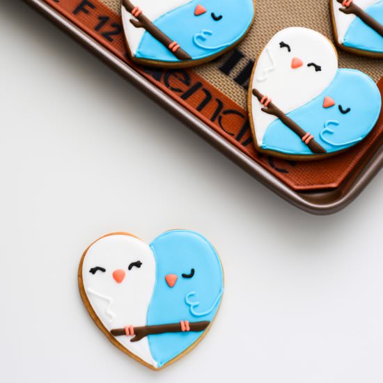 Lovebird Cookies