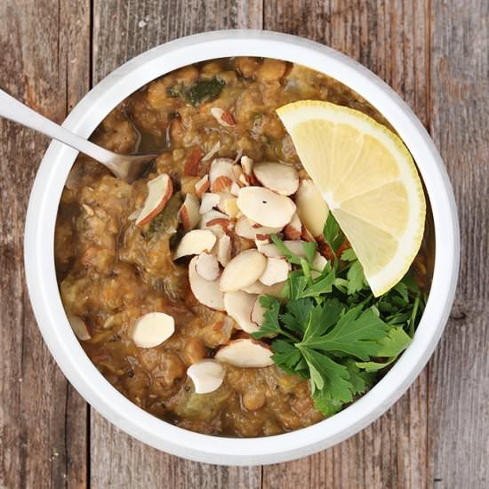 Crockpot Detox Lentil Soup