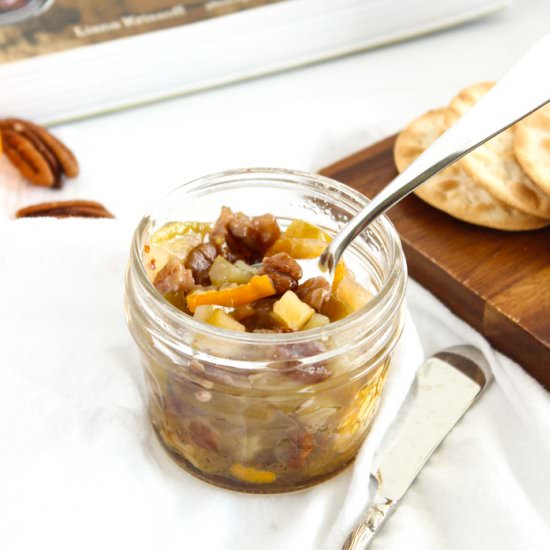 Pear, Clementine & Pecan Chutney