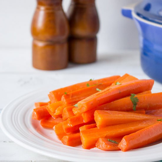 Honey Ginger Glazed Carrots
