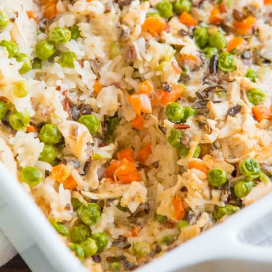 Creamy Chicken Rice Casserole