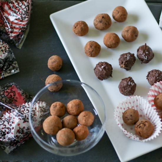 Chocolate Truffles: Cocoa+Sea Salt