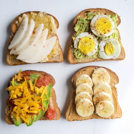 Build Your Toast 4 Ways