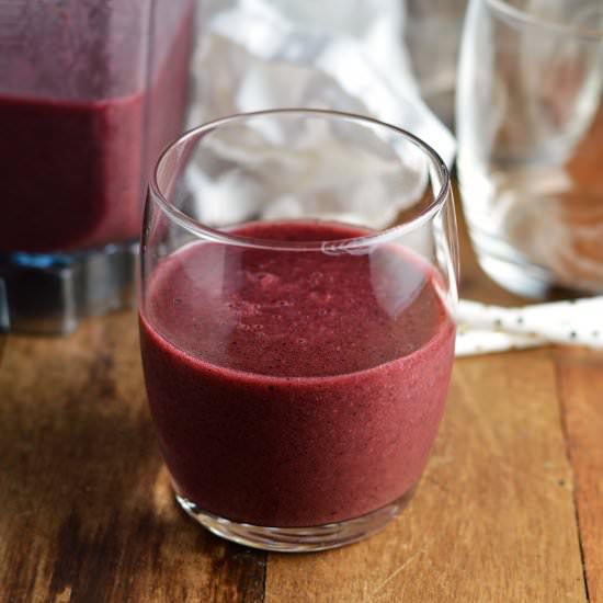 Watermelon and Dark Fruit Smoothie