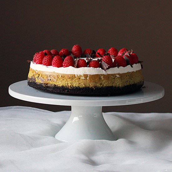 Matcha Cheesecake with Oreo Crust