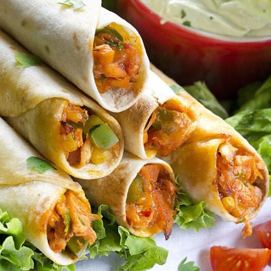 Easy Chicken Taquitos