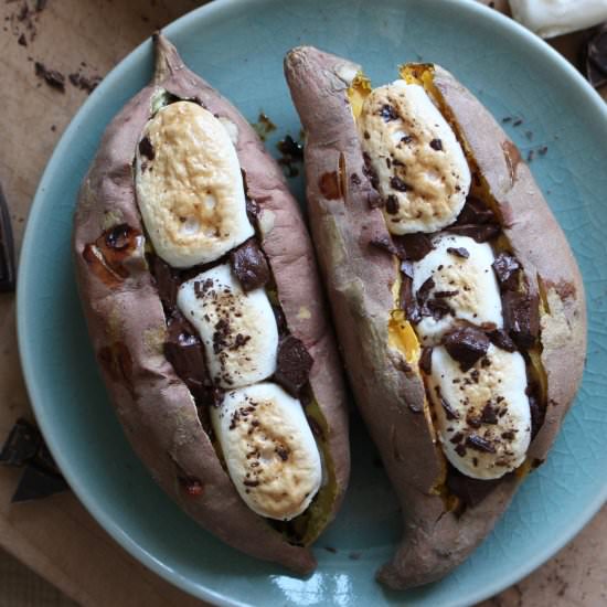 Vegan Sweet Potato S’mores