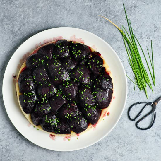 Caramelized Beetroot Tarte Tatin