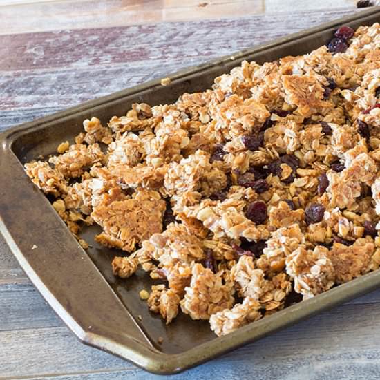 Crunchy Cherry Coconut Granola