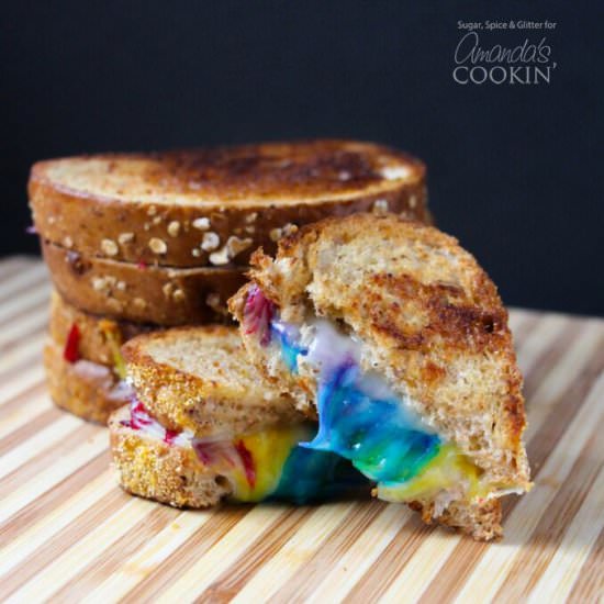 Rainbow Grilled Cheese
