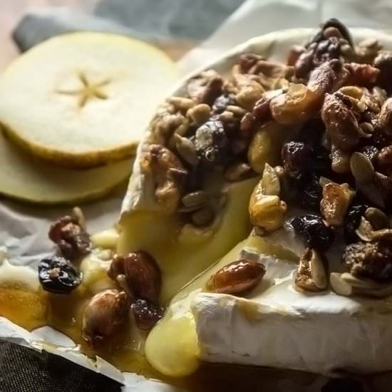 Nutty Maple Baked Brie