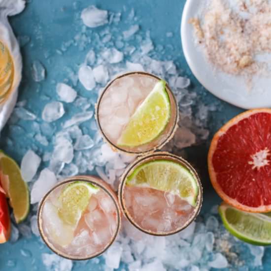 Pink Grapefruit Margaritas