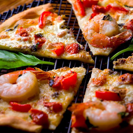 Seafood Flatbread