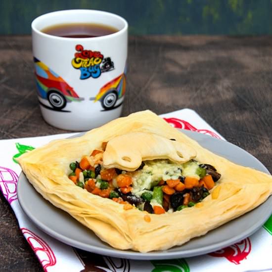 Puff Pastry Veggie Tars