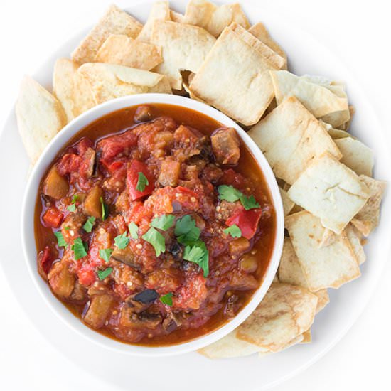 Turkish Eggplant Salsa