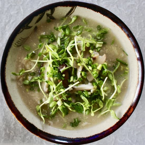 Miso Brown Rice Soup