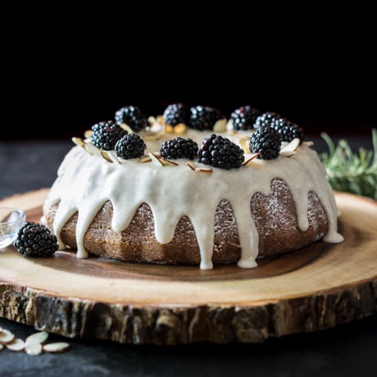 Saffron Bundt with Cardamom Glaze