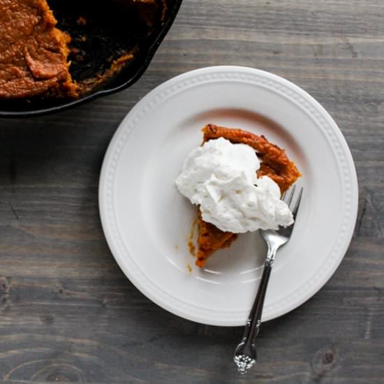 Sweet Potato Pie w/ Surprise Crust