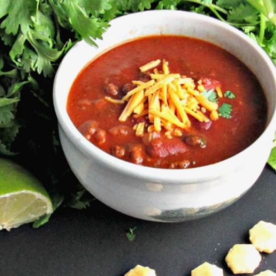 Easy Spicy Beef Chili