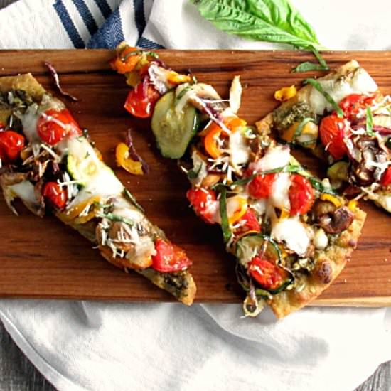Veggie Flatbread Pizza