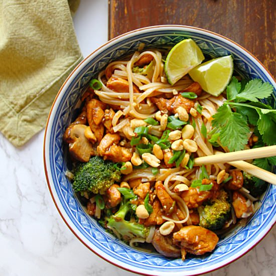 Kung Pao Chicken Noodle Bowl