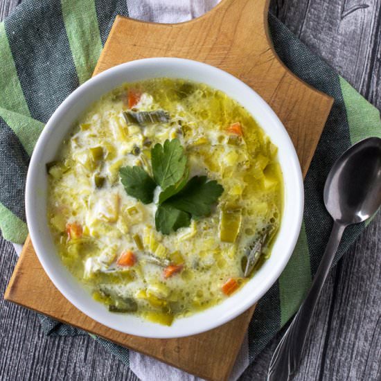 Easy Leek Potato Stew