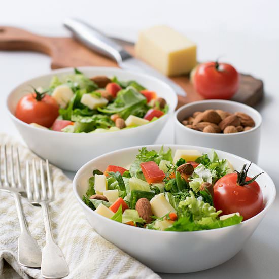 Everyday Green Salad with Herbs