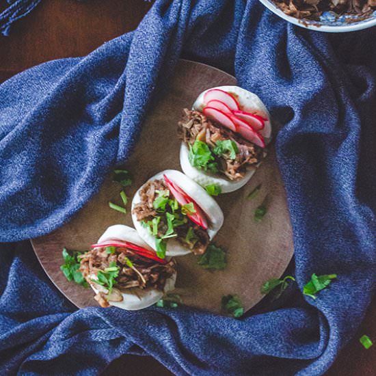 Fusion Jackfruit Bao Bites