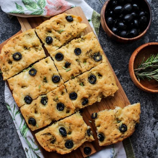 Gluten Free Vegan Focaccia