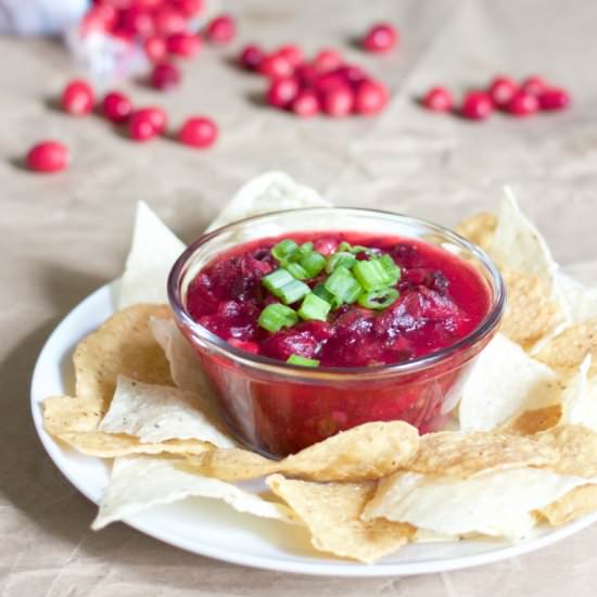 Spicy & Sweet Cranberry Salsa