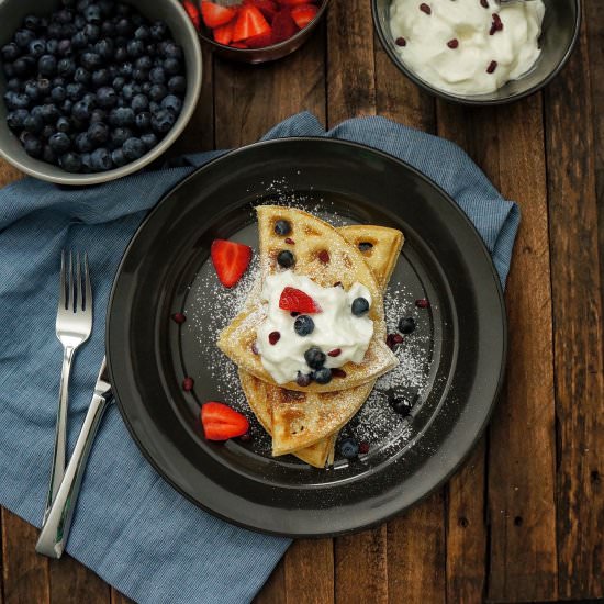 Crispy Yeast Waffles