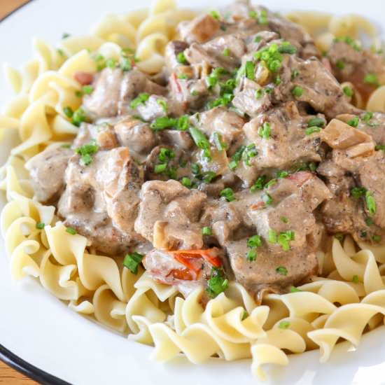 Beef Stroganoff