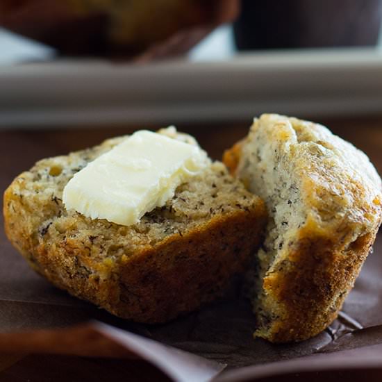 Small-Batch Banana Muffins