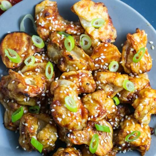 Sticky Sesame Cauliflower