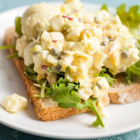 Lemon Caper Egg Salad