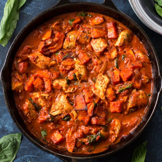 Tomato Basil Chicken & Butternut