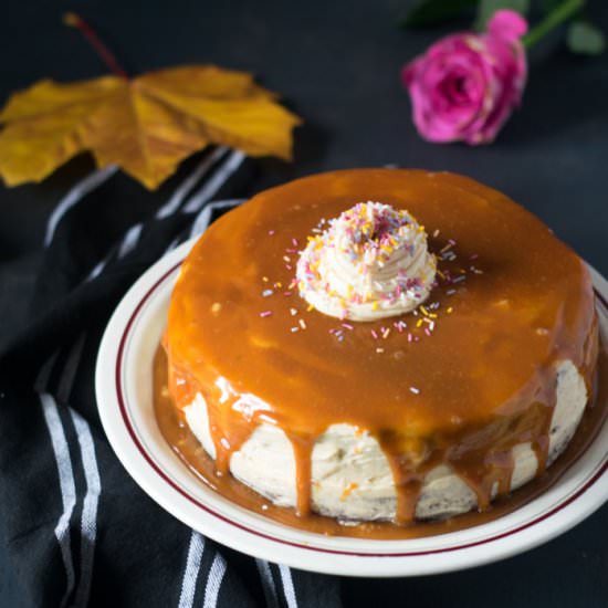 Pumpkin Cake with Caramel