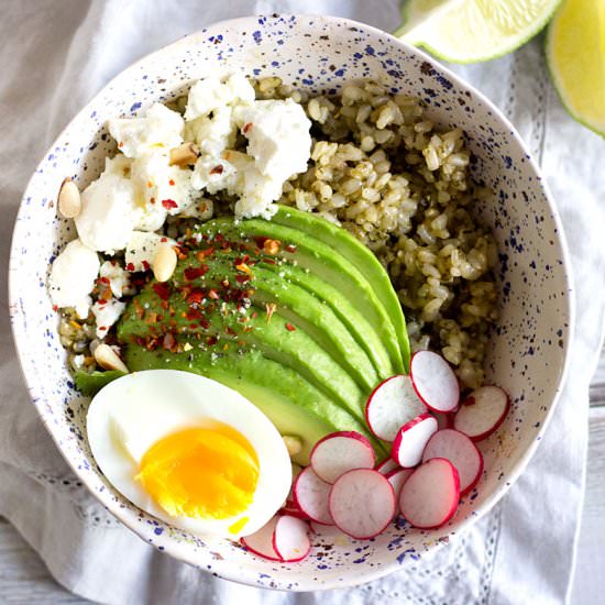The Green Rice Veggie Buddha Bowl