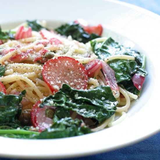 Kale & Radish Pasta