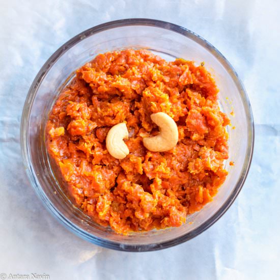 Stovetop Indian Carrot Pudding