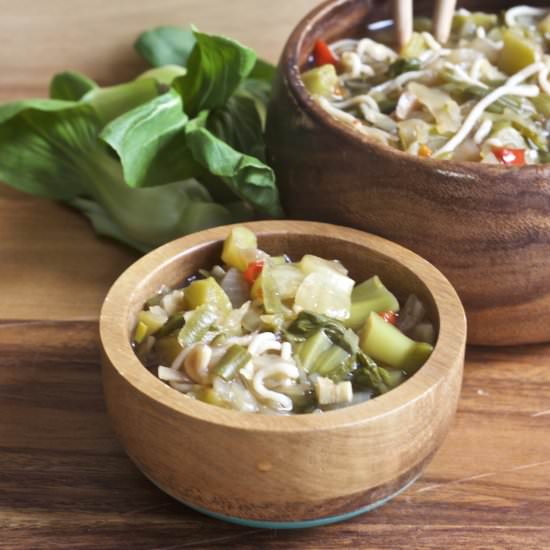 Vegan Chinese 5 Spice Noodle Soup