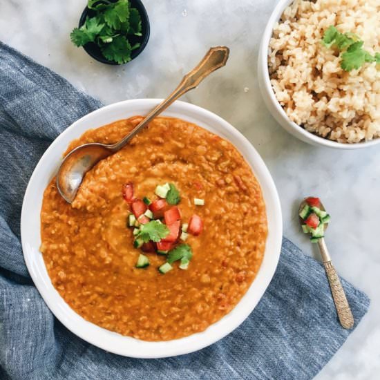 Creamy Spiced Lentil Daal