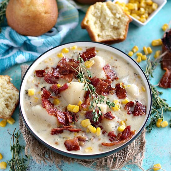 Slow Cooker Corn Chowder