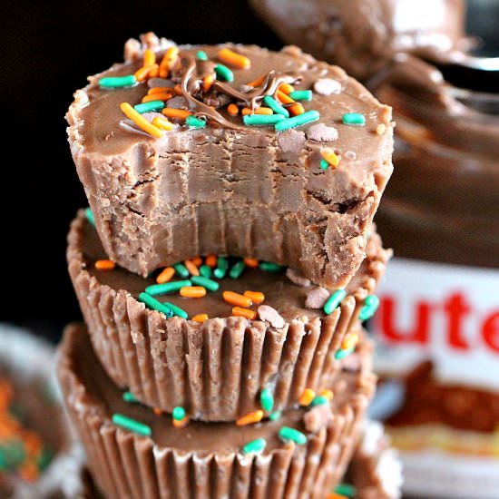 No Bake Nutella Fudge